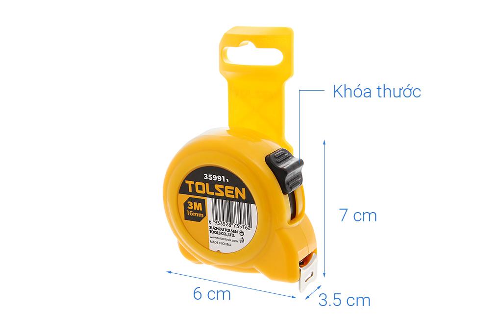 THƯỚC CUỘN 3M*16MM, 5M*19MM, 7.5M*25MM TOLSEN 35991, 35992, 35994 - HÀNG CHÍNH HÃNG