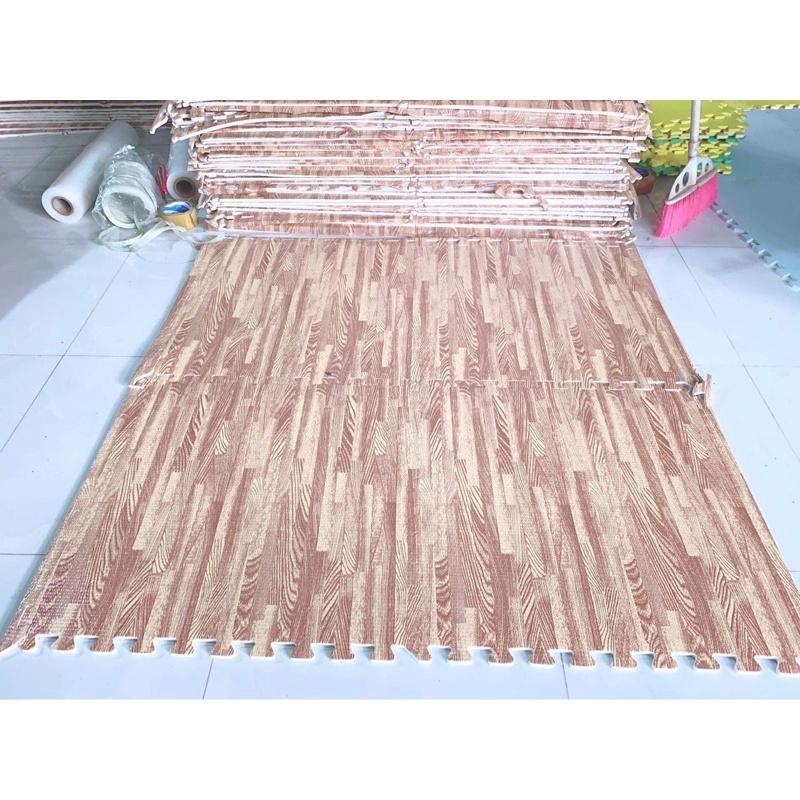 thảm xốp lót sàn vân gỗ  60×60×1cm