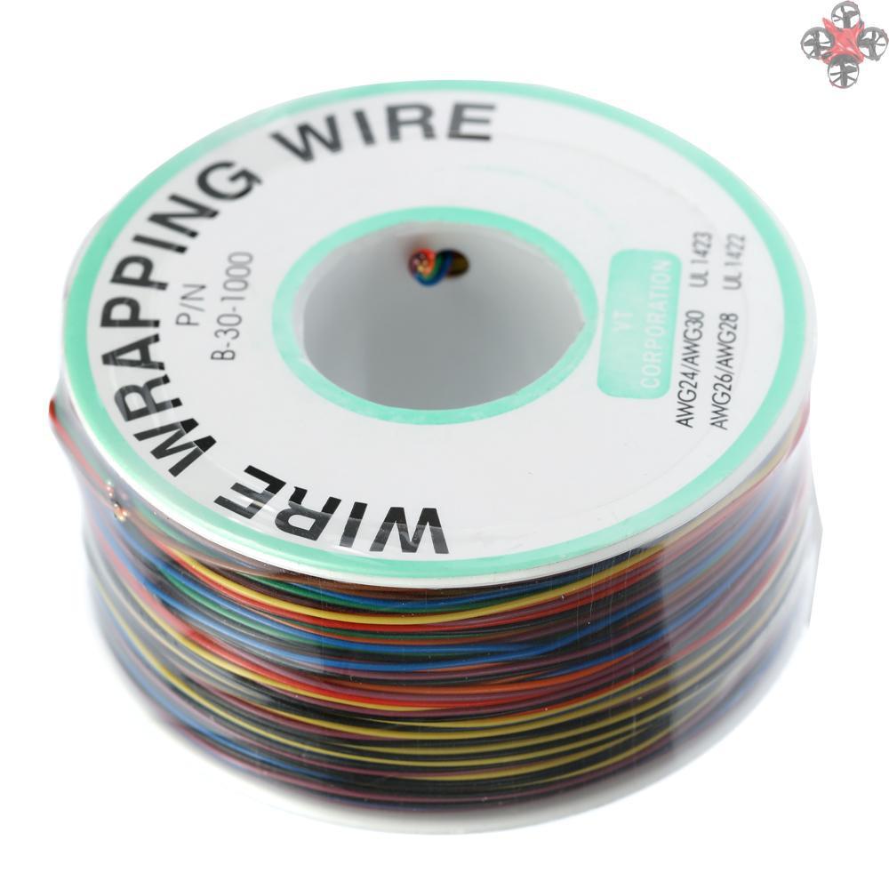 Cuộn Dây Quấn Cáp Cách Điện 8 Màu 250m 30-1000 30awg