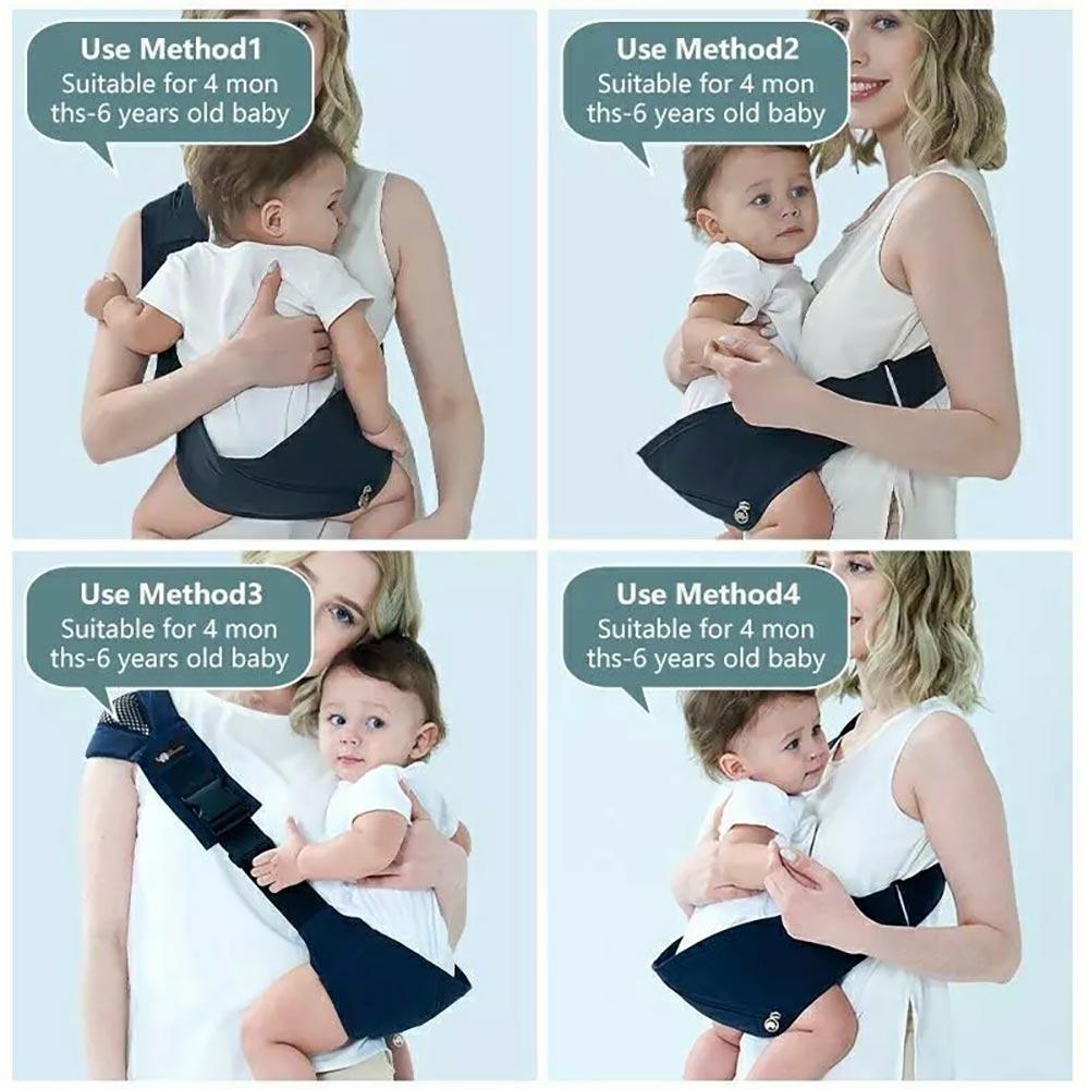 Em Bé Sơ Sinh Sling Bọc Với Bộ Điều Chỉnh Mềm Đơn Vai Đa Năng Treo Áo Tập Đi Trẻ Em Tàu Sân Bay Dây