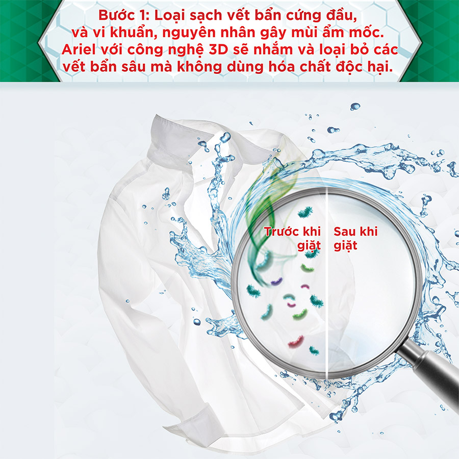 Nước Giặt Ariel Khử Mùi 3.25kg