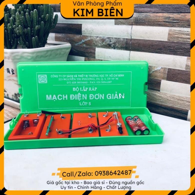 ️sỉ vpp,sẵn hàng️ Bộ lắp mạch điện đơn giản lớp 5, đồ chơi trẻ em - VPP Kim Biên