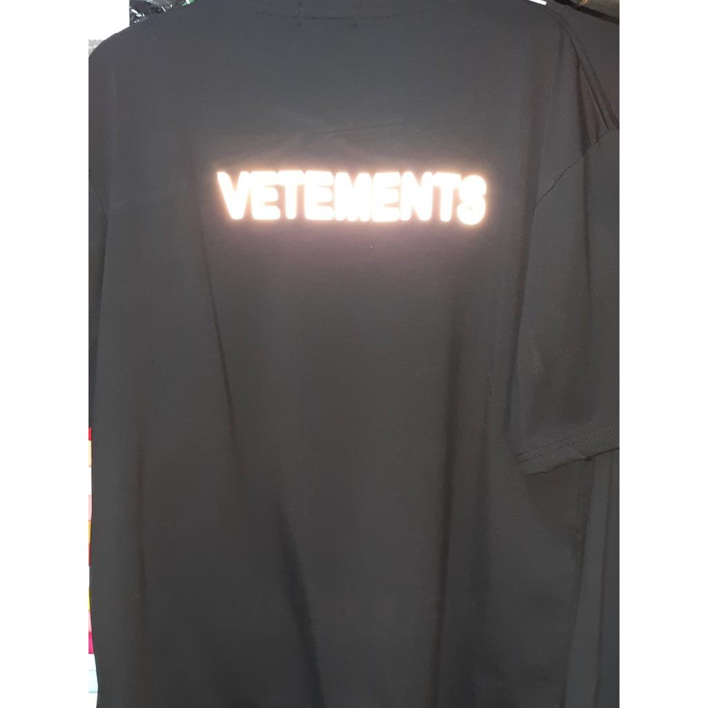 Áo thun Stee Phản quang VETEMENTS CAT Unisex The Ngầu STyle aothununisex