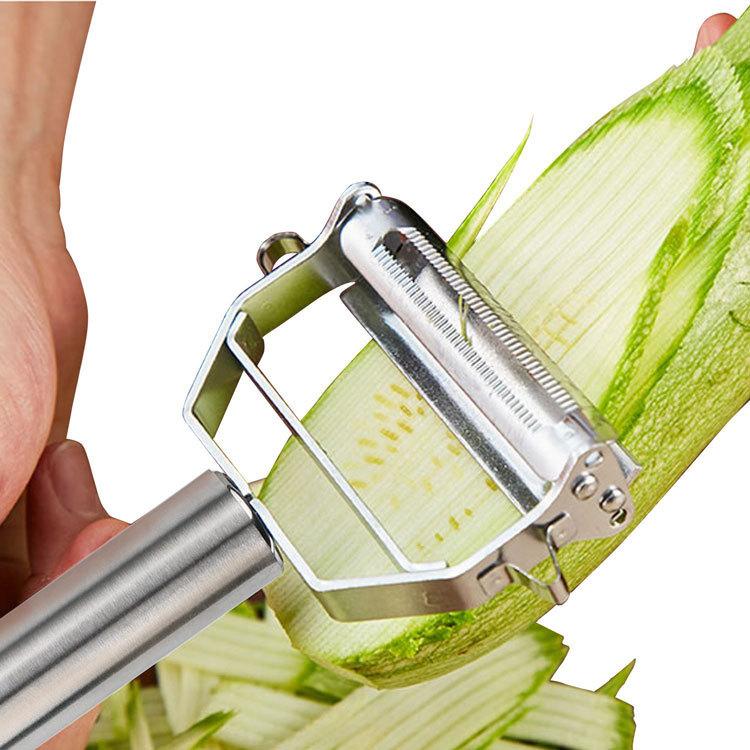 Thung lũng an toàn Schäler, Công cụ bóc vỏ rau bằng thép không gỉ cho trái cây và rau quả dưa chuột, máy rửa chén -safe