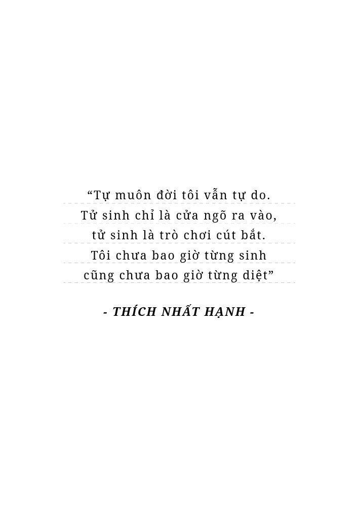 Không Diệt Không Sinh Đừng Sợ Hãi - Bìa Cứng - Phiên Bản Đặc Biệt - Tặng Kèm Postcard