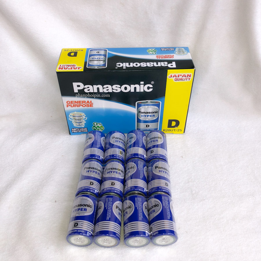 Bộ 6 vỉ pin đại Panasonic Hyper R20UT/2S