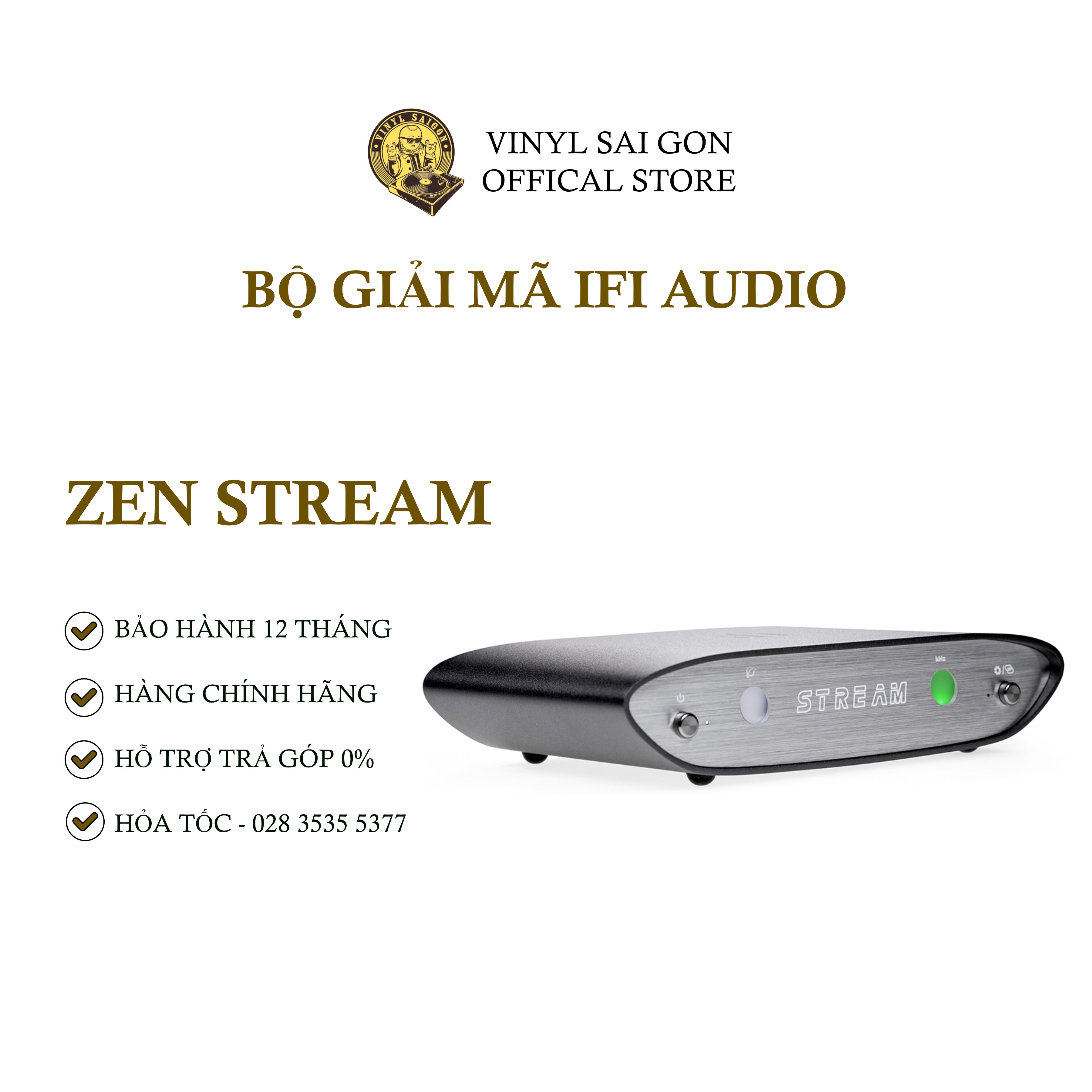 Bộ Giải Mã Wifi Audio Transport iFi ZEN Stream - Hàng Nhập Khẩu