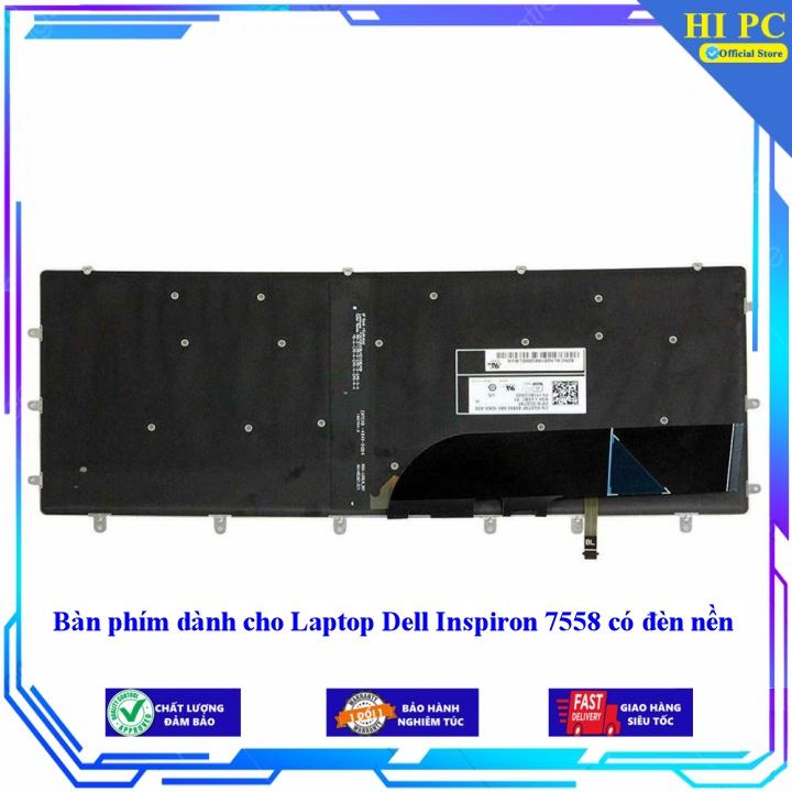 Bàn phím dành cho Laptop Dell Inspiron 7558 có đèn nền - Hàng Nhập Khẩu mới 100%