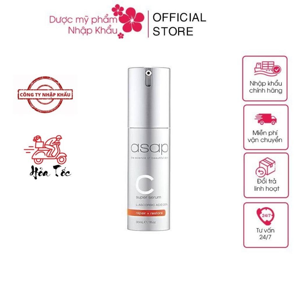 Tinh Chất Dưỡng Trắng Sáng Da Vitamin C Asap Super C Complex Serum Mờ Thâm Tăng Collagen Chống Lão Hoá