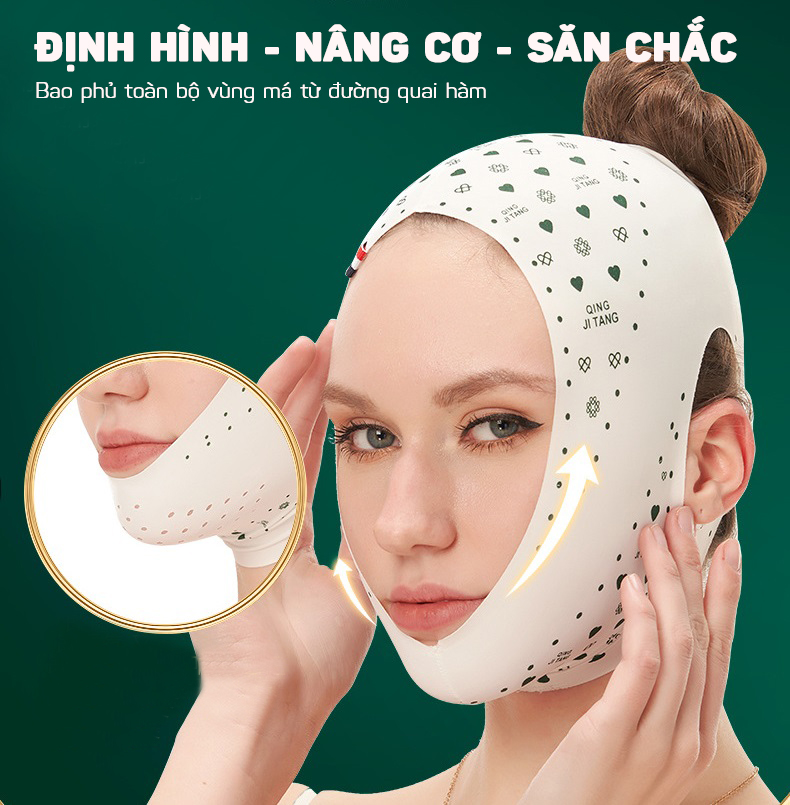 (Hàng Cao Cấp) Đai Điều Chỉnh Nâng Cơ Thon Gọn Mặt V-line II