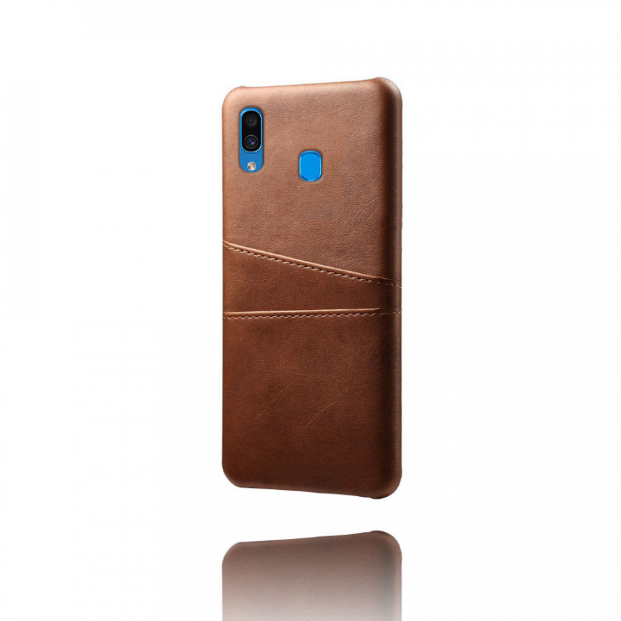 Ốp lưng da Fashion dành cho SamSung Galaxy A30 có ngăn đựng thẻ