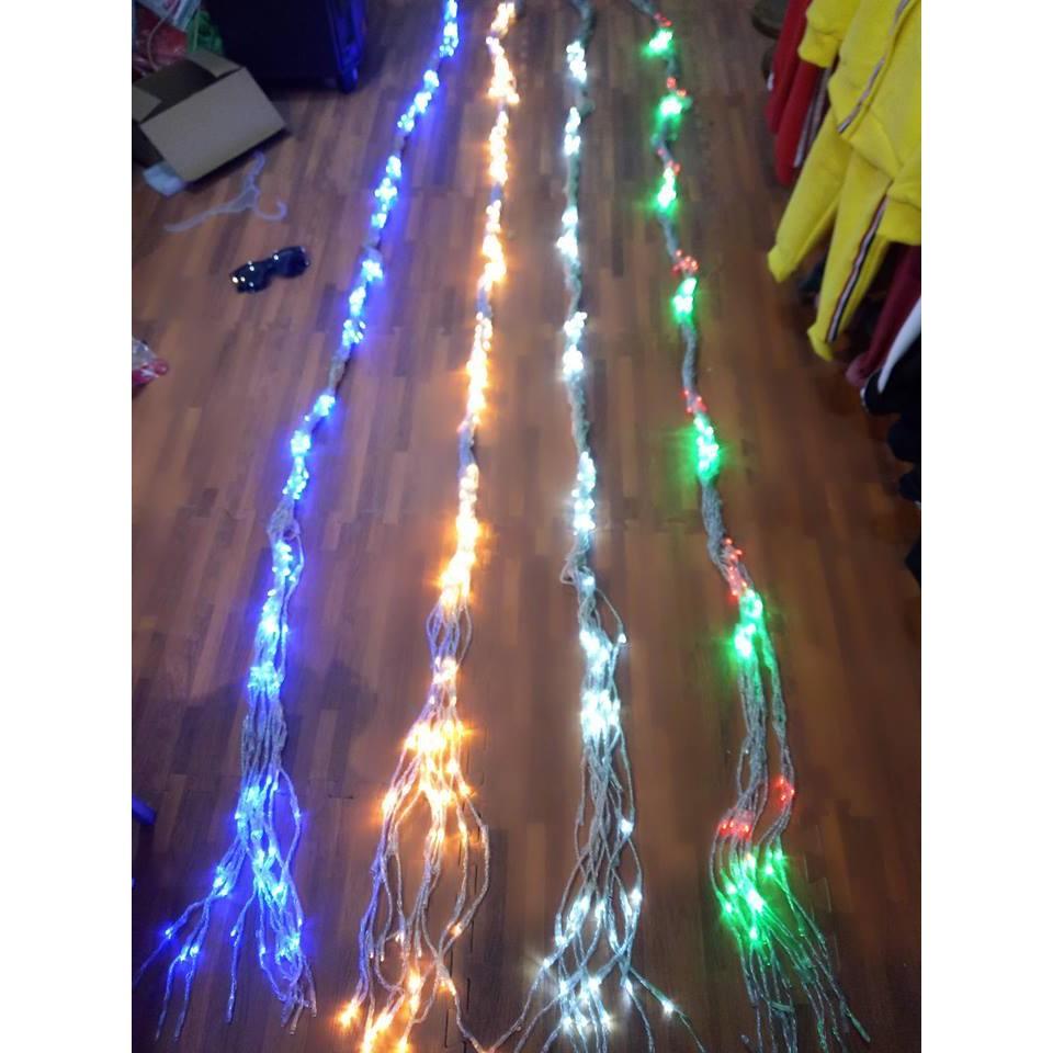  BỘ ĐÈN LED THẢ RÈM MƯA RƠI/ THÁC NƯỚC - Đèn Nháy TRANG TRÍ Thả Mành, Trang Trí Cây Đẹp Lung Linh