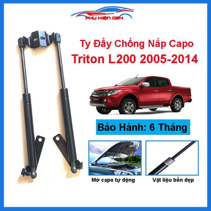 Ty thủy lực chống nắp capo cho xe Triton L200 2005-2006-2007-2008-2009-2010-2011-2012-2013-2014