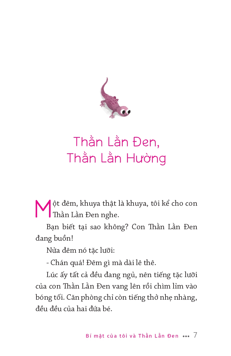 Văn học thiếu nhi. Bí mật của tôi và Thằn Lằn Đen