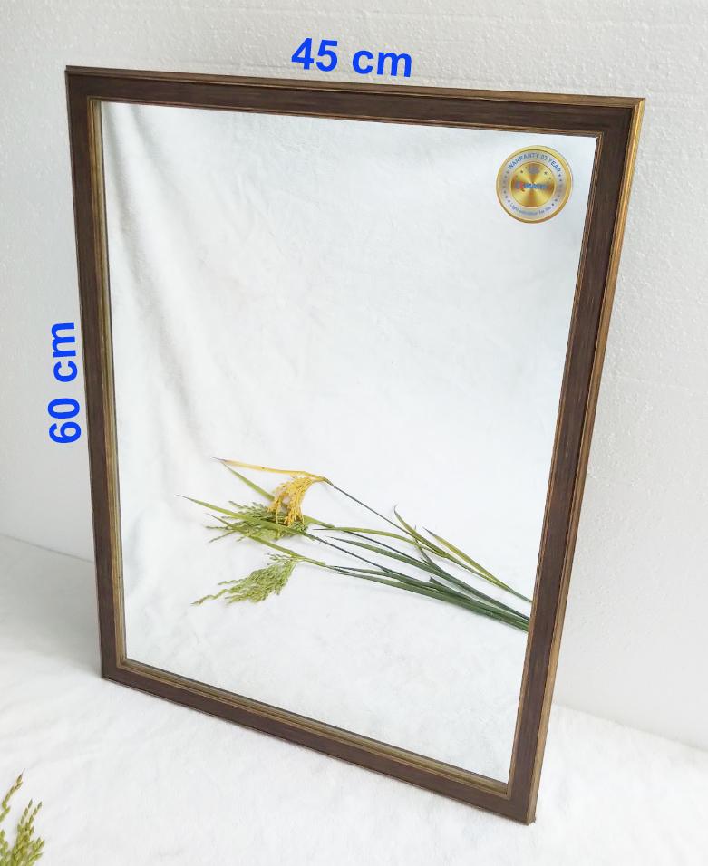 Gương soi Kibath vân gỗ KB128