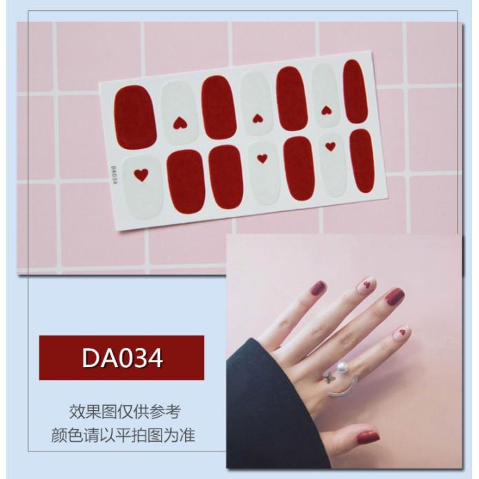 Dán móng tay 3D Korean Style Fashion nail sticker loại tốt