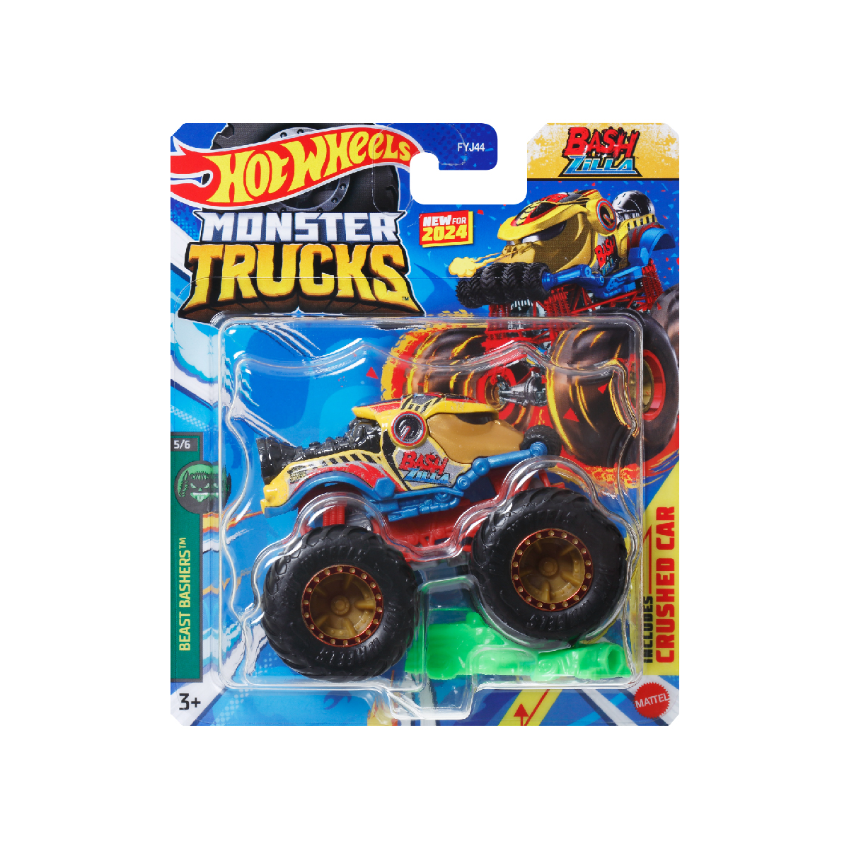 Đồ Chơi Siêu Xe Tải Quái Vật Monster Trucks Hot Wheels FYJ44 - Giao hàng ngẫu nhiên