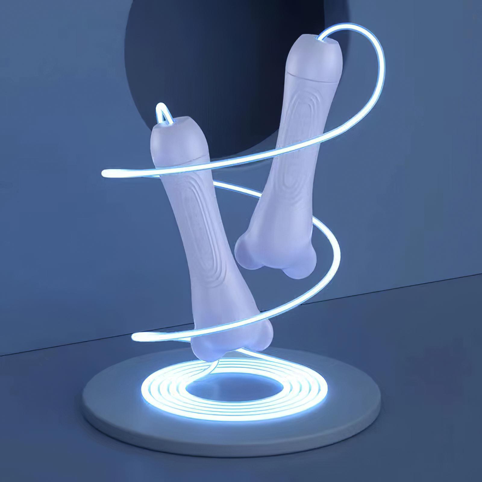 Dạ Quang Bỏ Qua Dây 2.8M Dây Bỏ Qua Ropeless PVC Dây Nhảy Nhảy Roper Cho Trẻ Em Người Lớn Di Động Tập Thể Hình 2021