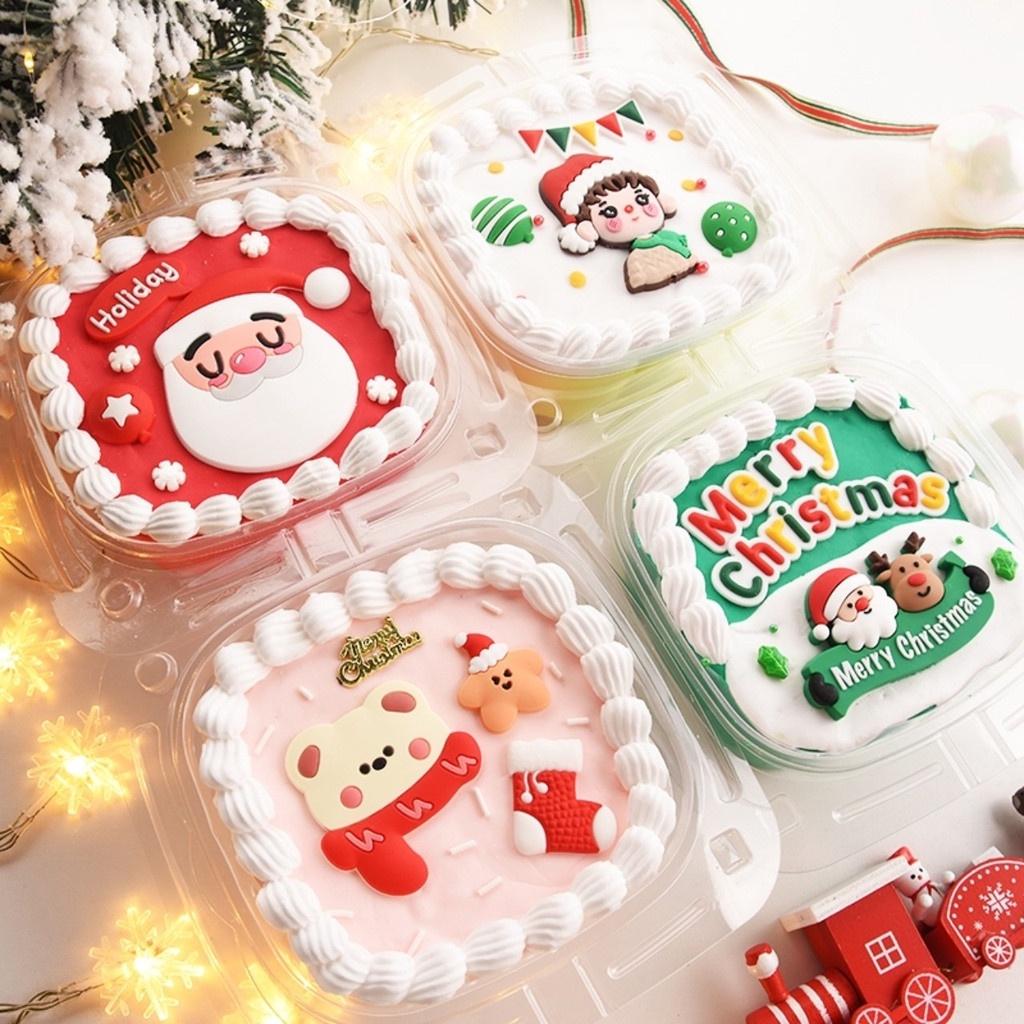 50 Hộp Đựng Bánh Mouse Bằng Nhựa Có Quai Xách