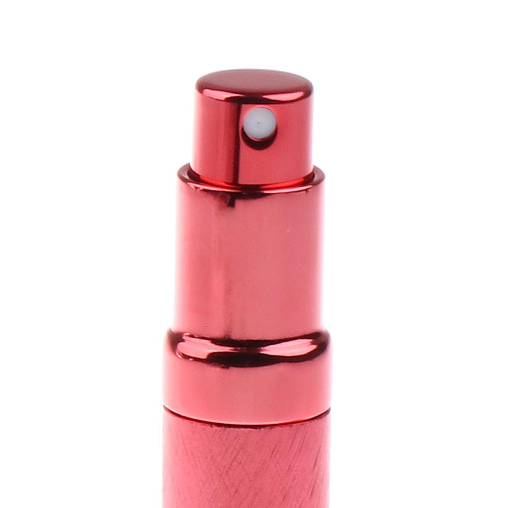 Travel 8ml Fine Mist Sprayer Bottle Makeup Atomizer Fragrance Aftershave Perfume Aluminum Essential Oil Container Vial