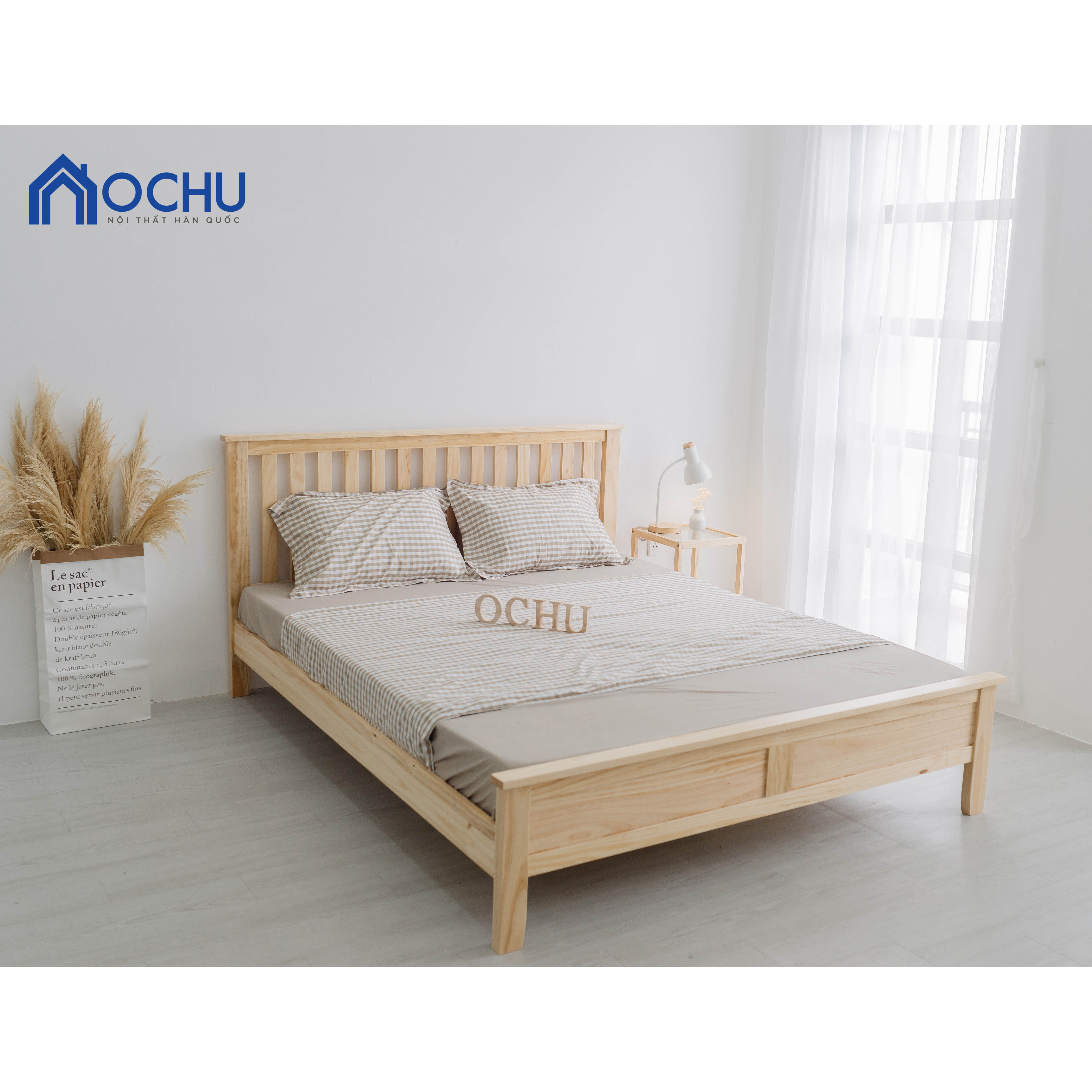 Giường Ngủ Gỗ Thông OCHU - Bernie Bed  - Natural