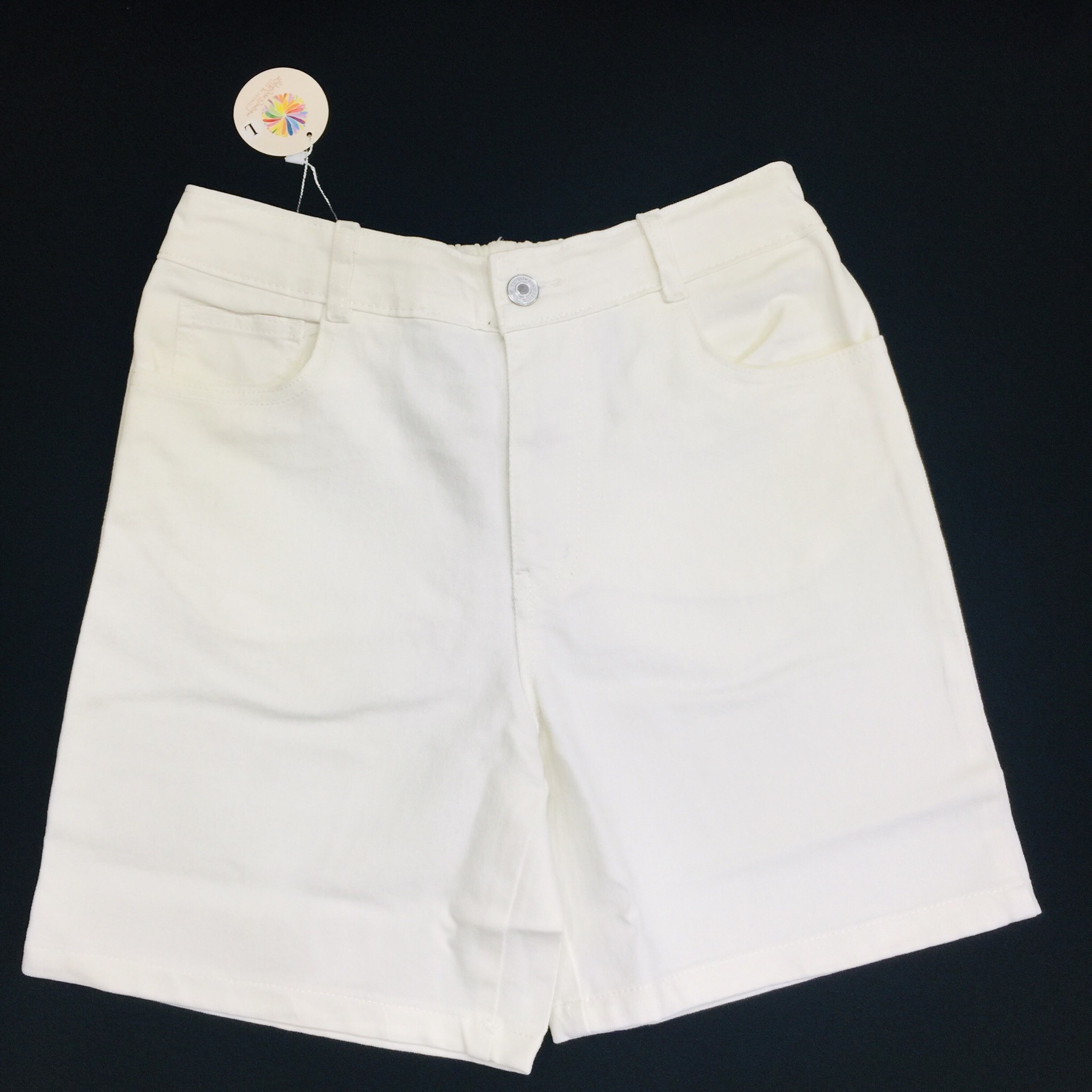 Quần Short Jean Nữ  Màu Trắng Xinh Đẹp Thời Trang  _ Mã:  QSJN001