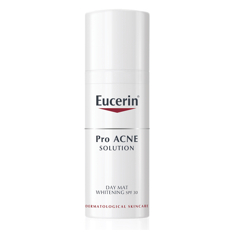 Kem Dưỡng Trắng, Chống Nắng Cho Da Mụn Eucerin Pro ACNE Solution Day Mat Whitening SPF 30 (50ml)