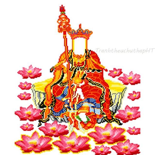 Tranh đính đá Phật Địa Tạng LV420  chưa đính