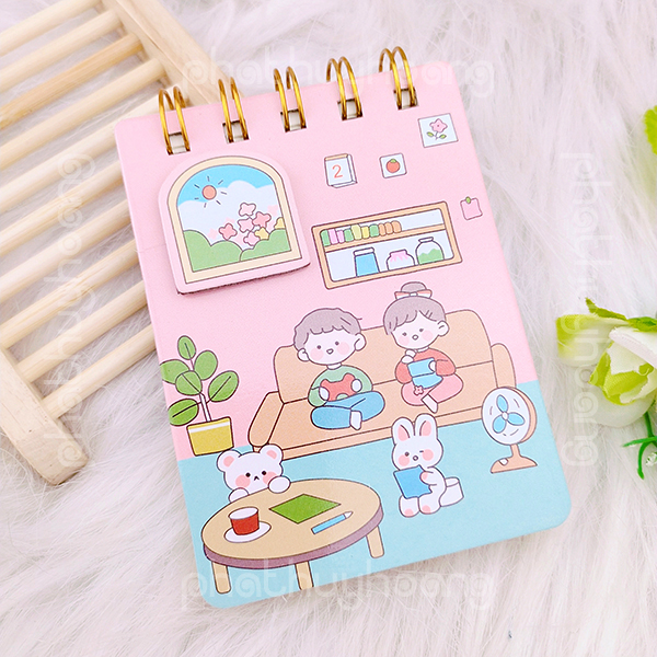 Sổ nhỏ mini bỏ túi dễ thương ✓ Sổ tay mini đáng yêu màu ngẫu nhiên