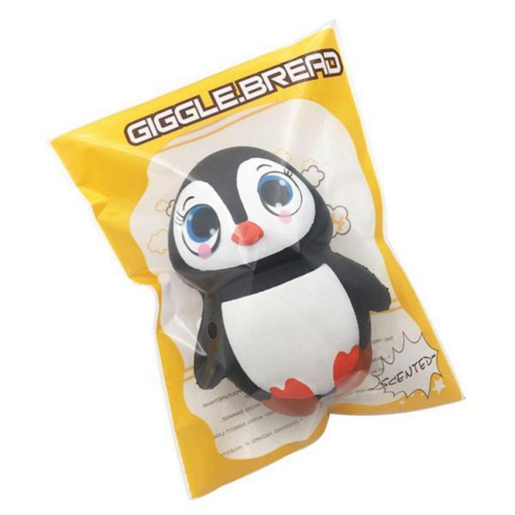 2xSquishy Soft Slow Rising Squishes Toy PU Stress Relief Soft Toy penguin