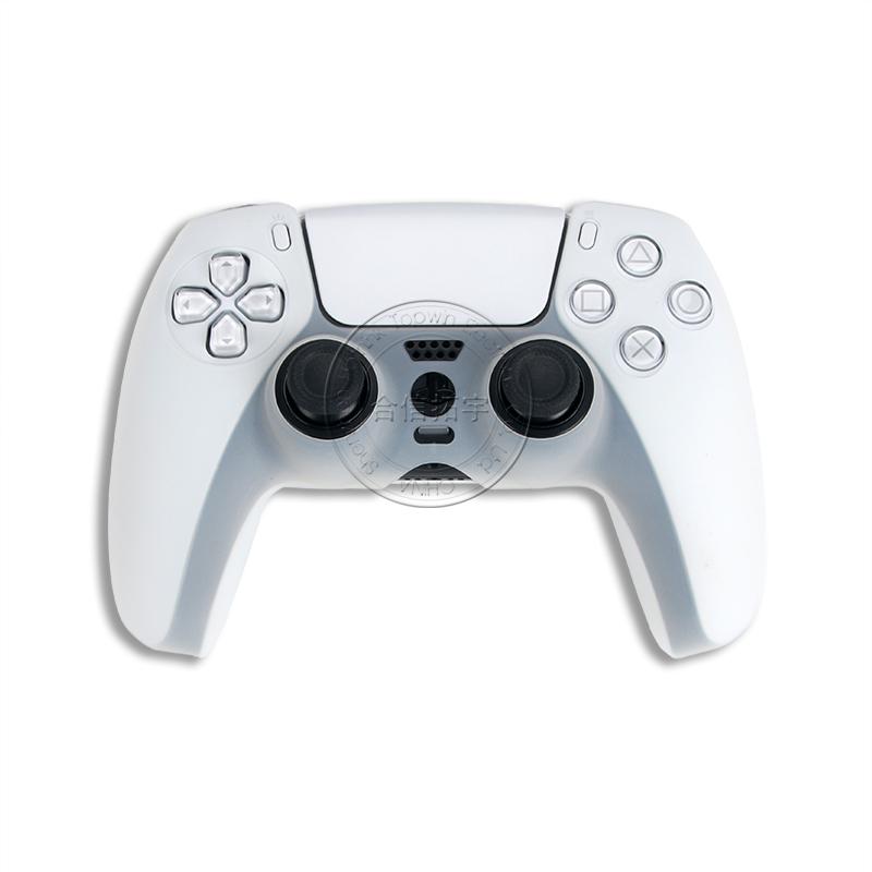HOTHINK 1PCS Vỏ silicone mỏng hơn cho bộ điều khiển PS5 Lỗ sạc lớn che phủ cho PlayStation 5 DualSense Màu