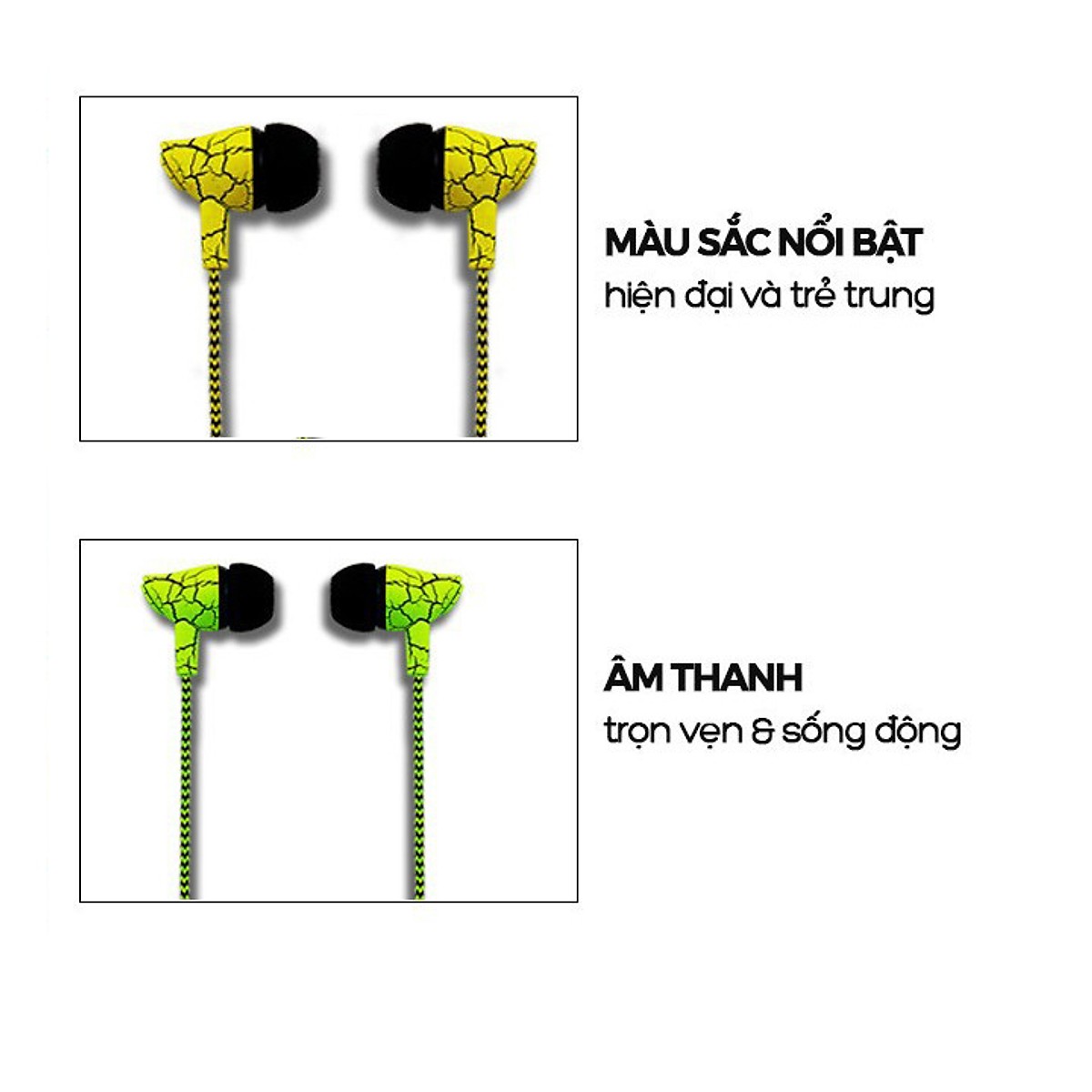 Tai nghe LAPU LP-T9 Super Bass Universal Earphone