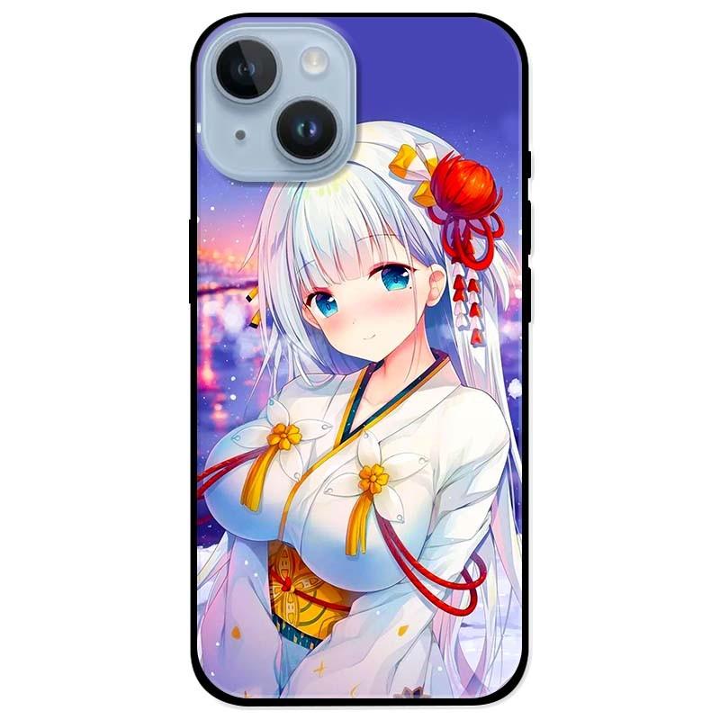Ốp lưng dành cho Iphone 14 - Iphone 14 Plus - Iphone 14 Pro - Iphone 14 Pro Max - Anime Cô Gái Cài Tóc Đỏ
