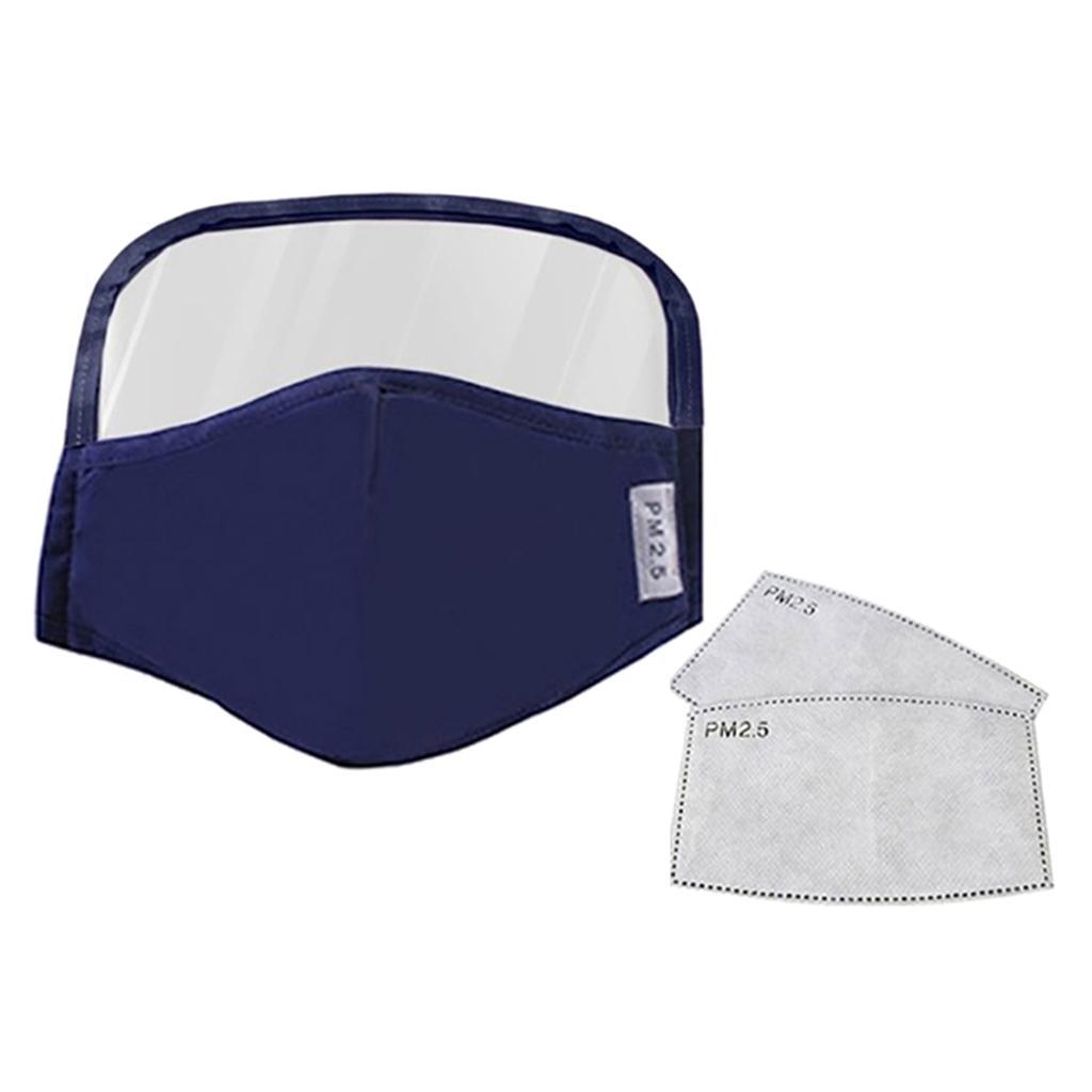 Anti Dust Adults Mouth Cover Masks With Clear Eye 3 Pieces