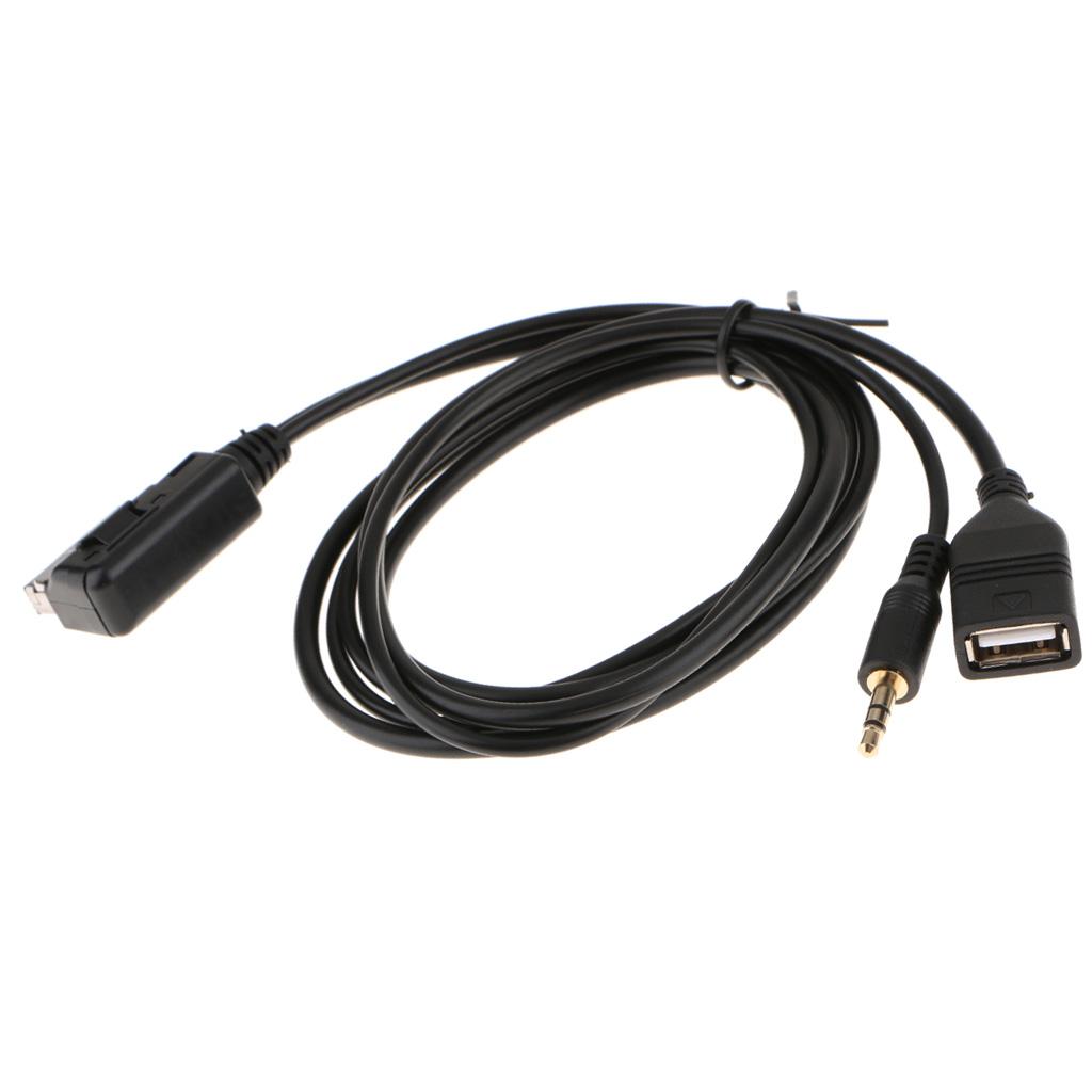 Car AMI Music Interface AUX USB Adapter Cable for Mercedes Benz C63 E200l