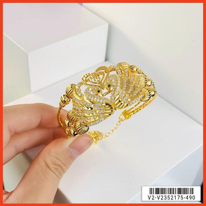 Lắc Tay Hai Con Thiên Nga Cho Nữ Siêu Đẹp Và Sang Chảnh