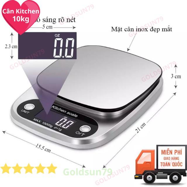 Cân điện tử nhà bếp Kitchen 10kg/1g chính xác xao