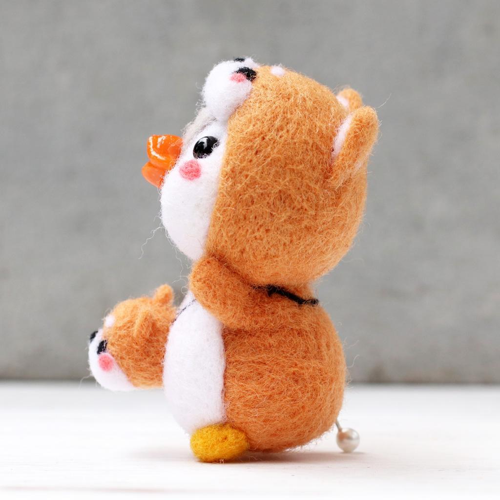 Animal Felting Kit for Beginner with Tools - penguin