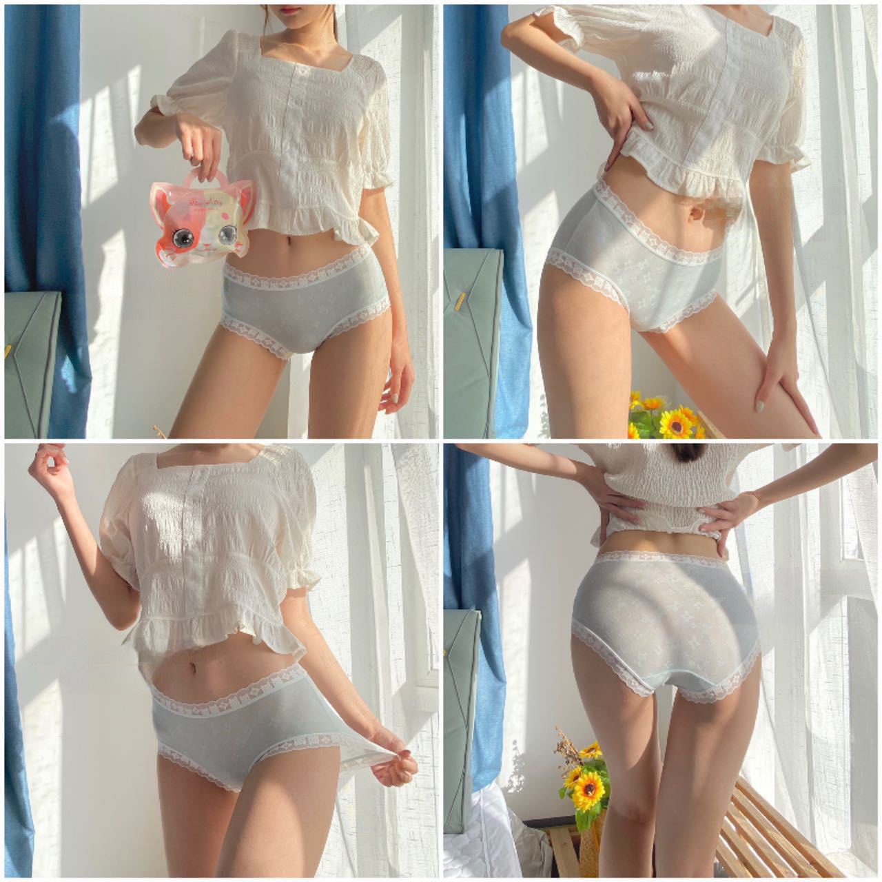 Set Quần Lót Mèo Nhỏ Đáng Yêu - B.Lingerie
