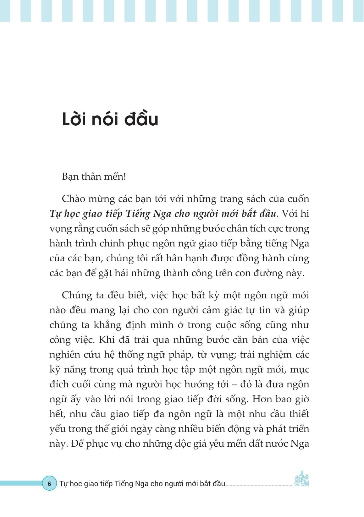 Sách - Tự Học Giao Tiếp Tiếng Nga Cho Người Mới Bắt Đầu