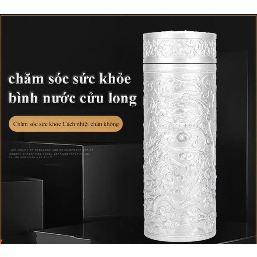 BÌNH TRÀ CỬU LONG ĐÀI BẮC GIỮ NHIỆT - Tặng hộp đựng bằng da