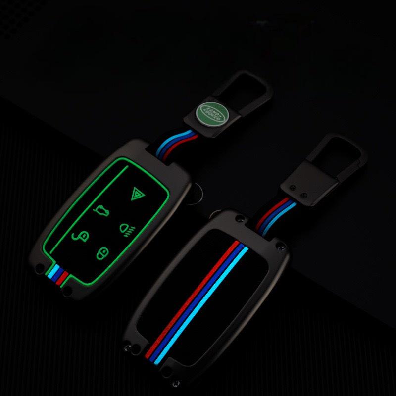 Ốp chìa khoá kim loại có phản quang thể thao - ốp khoá xe Land Lover Bảo vệ chìa khóa-