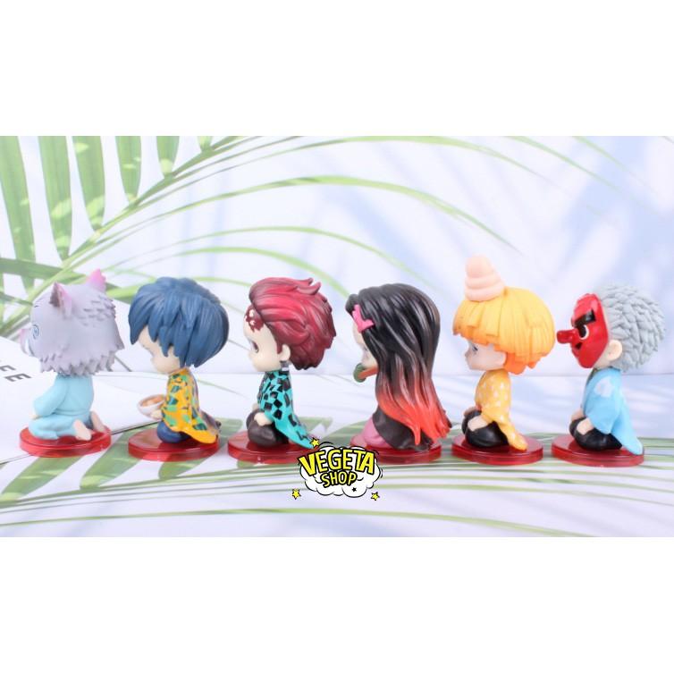 Mô hình Kimetsu No Yaiba - Mô hình thanh gươm diệt quỷ - WCF - Inosuke Giyuu Tanjirou Nezuko Zenitsu Sakonji - Cao 8cm