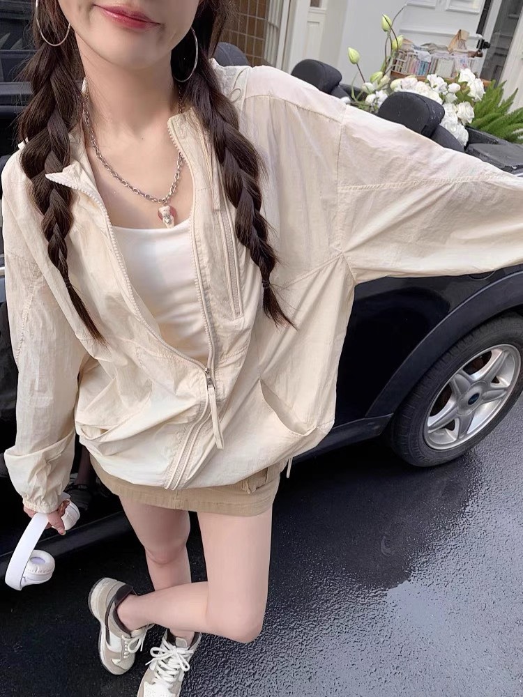 ÁO KHOÁC UNISEX RỘNG BIG SIZE ÁO GIÓ DÙ DÂY RÚT CÓ NÓN MÀU TRƠN PASTEL THỂ THAO ĐI CHƠI ĐI BIỂN ĐI HỌC DẠO PHỐ ĐI TIỆC