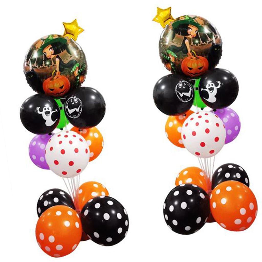 Halloween Latex Foil Balloon Party Decoration Photo Props