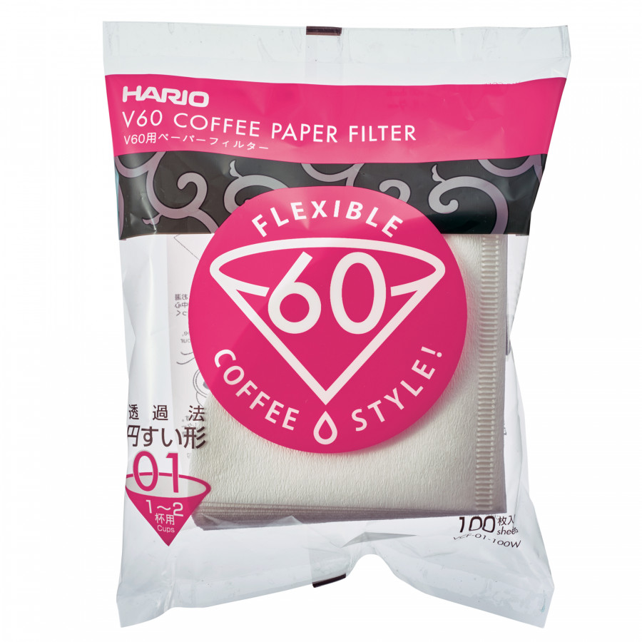 Giấy Lọc Cà Phê Hario V60 Size 01 - 100 tờ