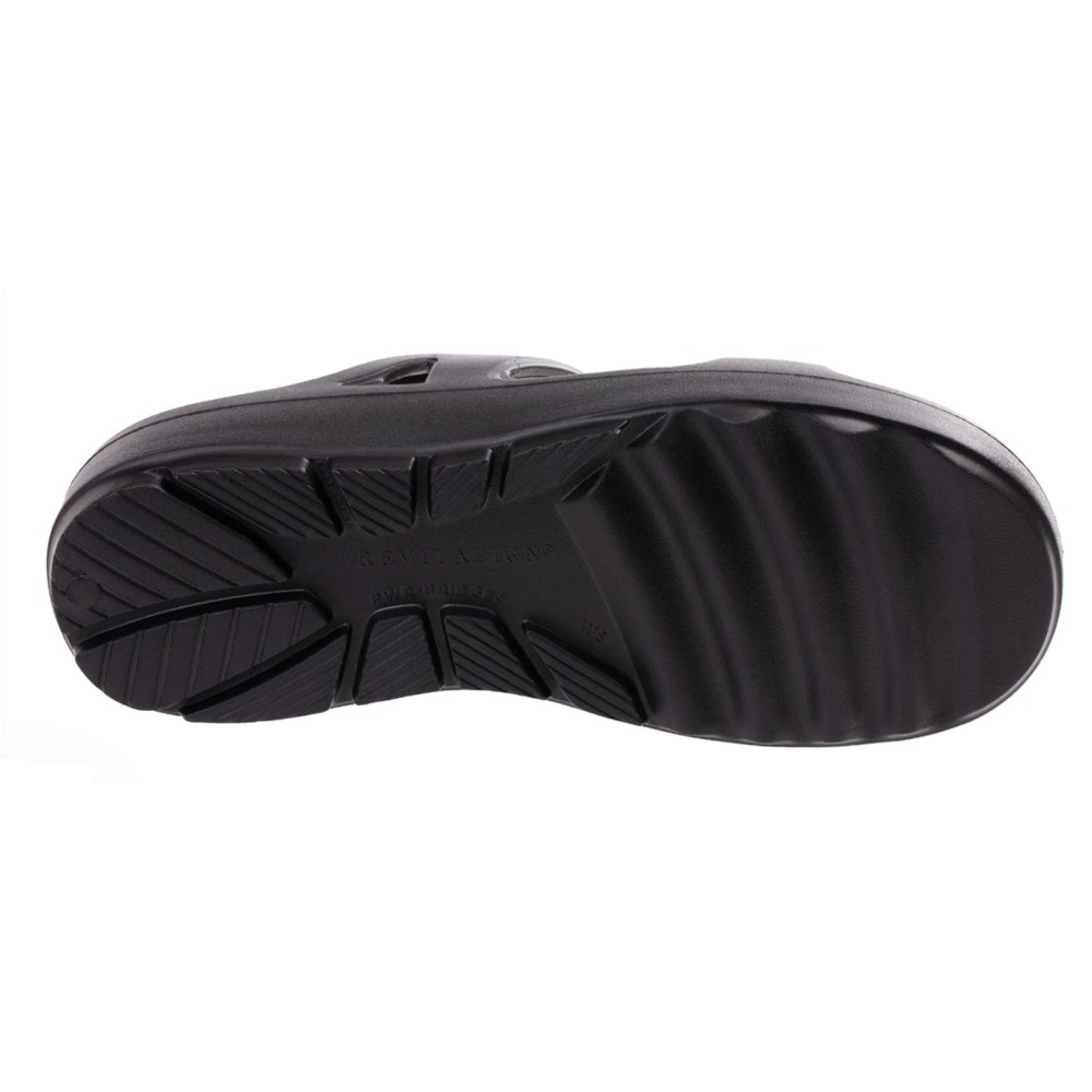 Dép quai ngang sức khỏe nữ Revitalign Fusion Zest Black - đế đúc EVA nguyên khối, nâng vòm giảm đau chân