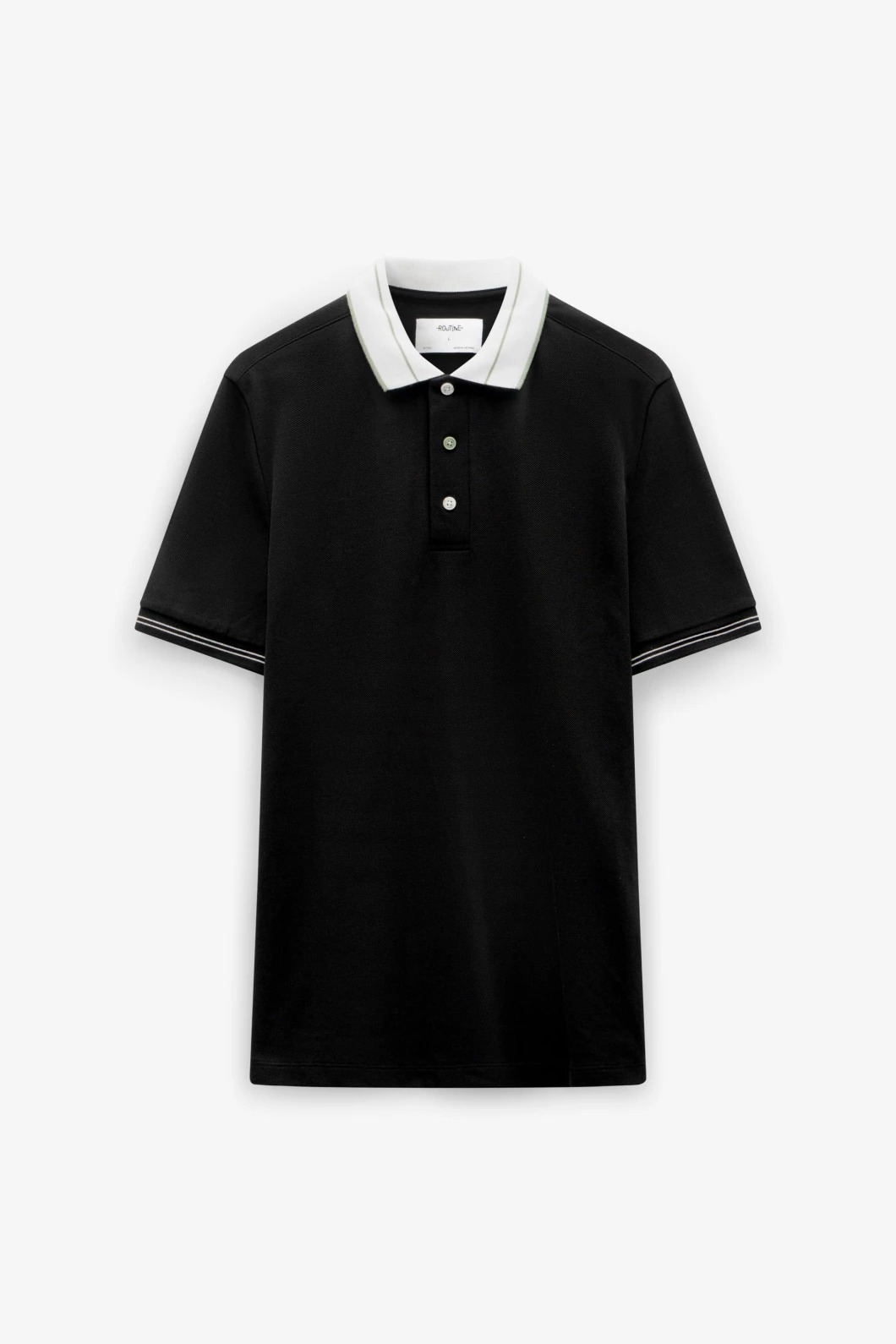 Áo Polo ROUTINE Nam Tay Ngắn Phối Cổ và Tay Form Fitted - 10S23POL058 | LASTORE MENSWEAR