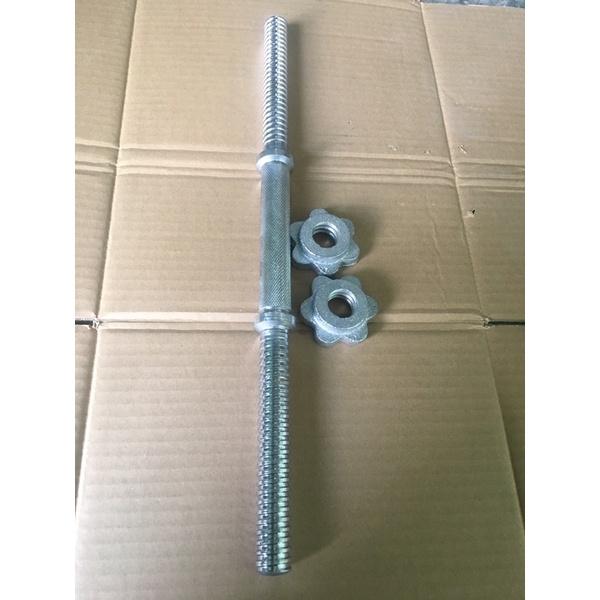 Đòn tạ tay dài 45cm phi 27 lắp full tạ
