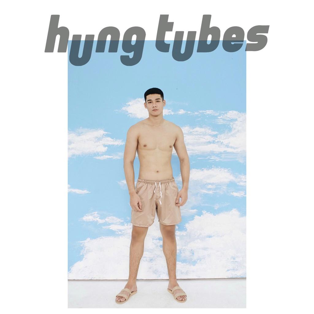 Quần ngắn, quần tà lỏn chất cotton kate phối polys nhẹ để thể thao đi tập gym Hung Tubes